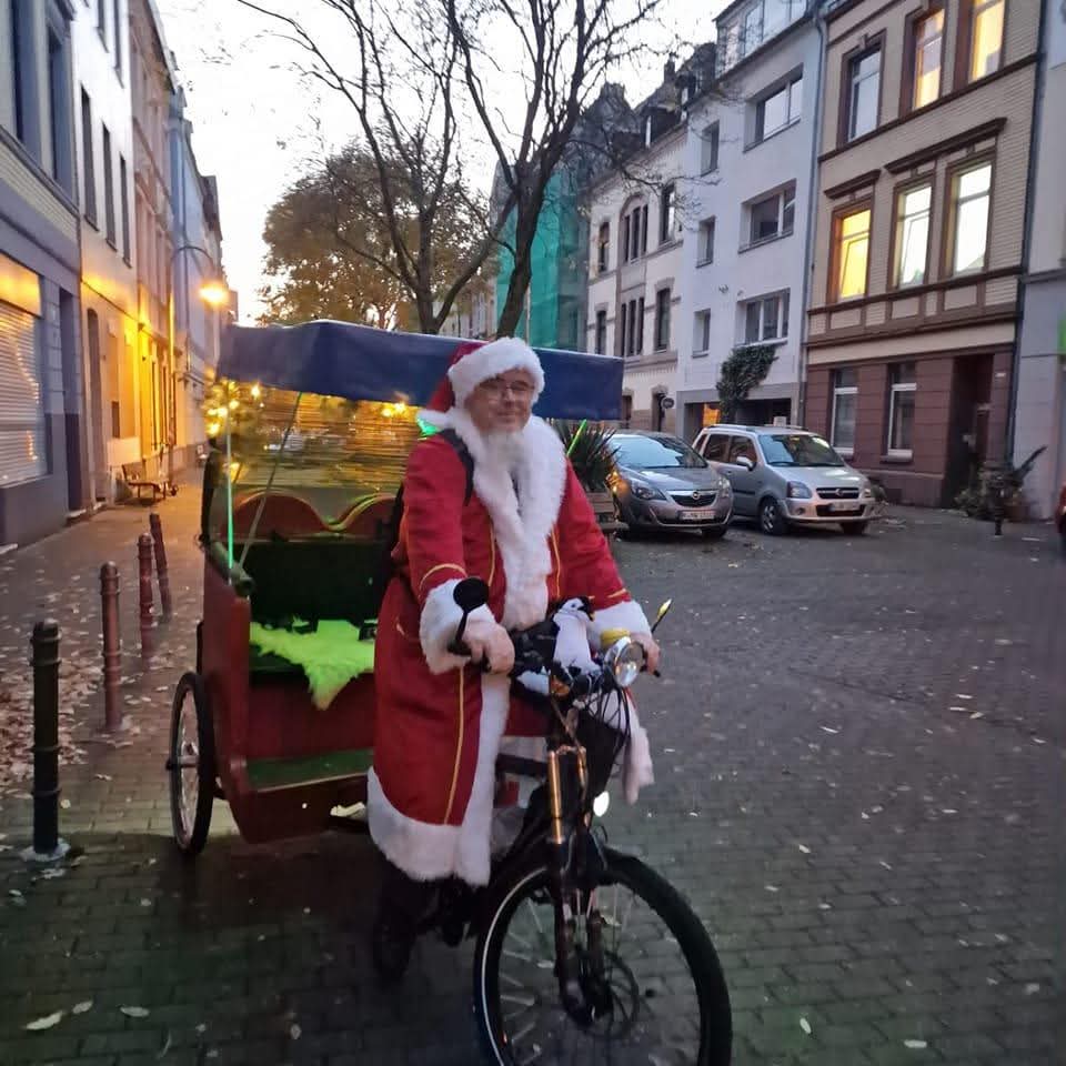 Xmas rickshaw